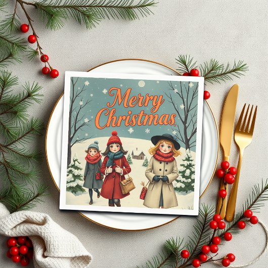 illustratie Mensen die naar de kerk gaan Servet