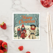 illustratie Mensen die naar de kerk gaan Servet (Insitu)