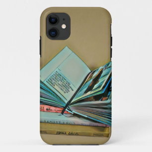Illustratie met boekenliefhebber Case-Mate iPhone case
