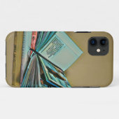 Illustratie met boekenliefhebber Case-Mate iPhone case (Achterkant (horizontaal))