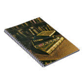 Illustratie met boekenliefhebber notitieboek (Rechterzijde)