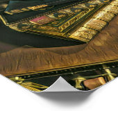 Illustratie met boekenliefhebber poster (Hoek)