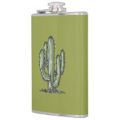 Illustratie met de hand getekend door Cactus Plant Heupfles (Links)