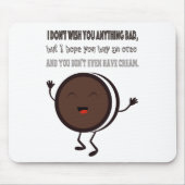 Illustratie met een citaat over Oreo Muismat (Voorkant)