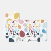 Illustratie met gradiënt gekleurde eieren. bedankdoosjes (Uitgevouwen)