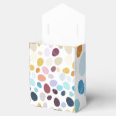 Illustratie met gradiënt gekleurde eieren. bedankdoosjes (Geopend)