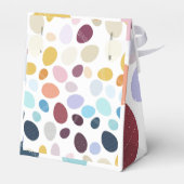 Illustratie met gradiënt gekleurde eieren. bedankdoosjes (Achterkant)