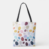 Illustratie met gradiënt gekleurde eieren tote bag (Achterkant)