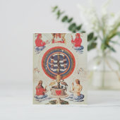 Illustratie met Hermetische filosofie van Briefkaart (Staand voorkant)