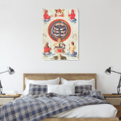 Illustratie met Hermetische filosofie van Canvas Afdruk (Insitu (Slaapkamer))