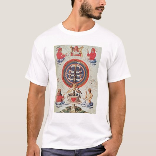 Illustratie met Hermetische filosofie van T-shirt (Voorkant)