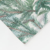 Illustratie met Kinder en Sneeuw Hoesje Huis Fleece Deken (Hoek)