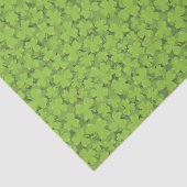 Illustratie met klaverbladeren tissuepapier (Detail)