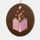 Illustratie met koekjescodelezer keramisch ornament (Links)