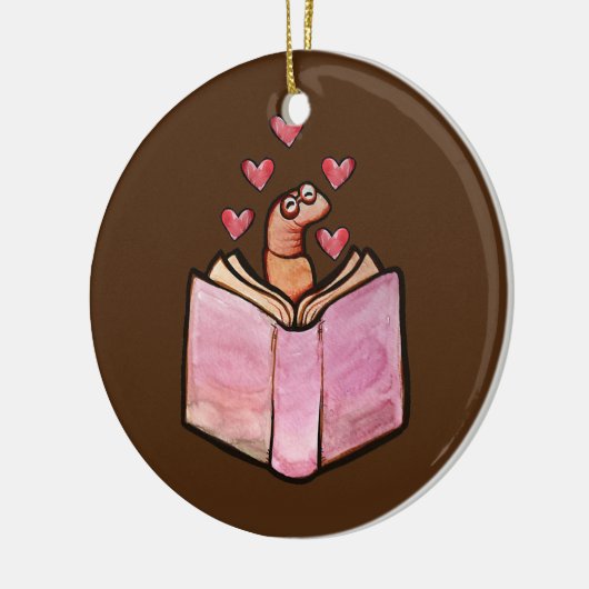 Illustratie met koekjescodelezer keramisch ornament (Links)