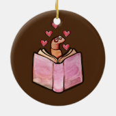 Illustratie met koekjescodelezer keramisch ornament (Achterkant)