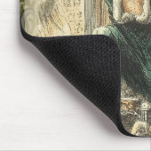 Illustratie met scrollende kerstcarol muismat (Hoek)