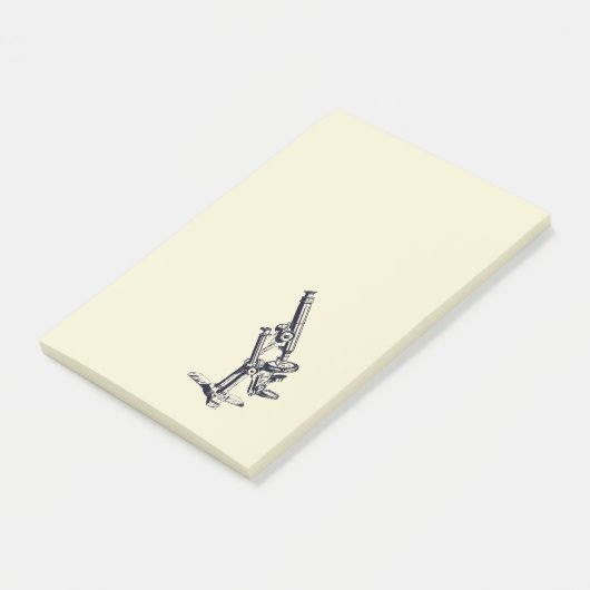  illustratie microscoop netjes laptopblok post-it® notes (Schuin)