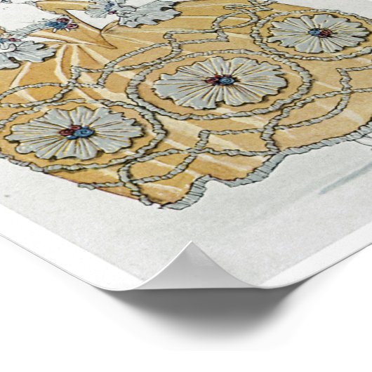 Illustratie Mode Art Deco Poster (Hoek)