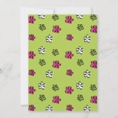 Illustratie Mode lente vlende Kaart (Achterkant)