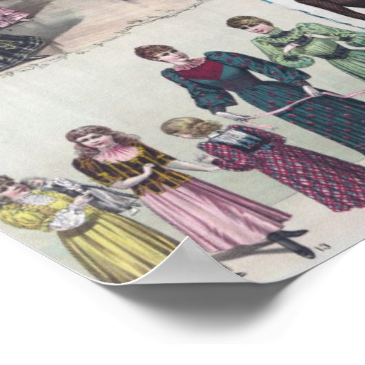  illustratie Mode Poster (Hoek)