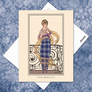Illustratie Mode Pset Skirt Gerda Wegener Briefkaart