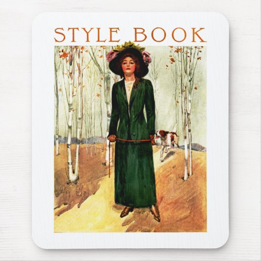 Illustratie Mode Stijl boek Muismat (Voorkant)