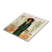Illustratie Mode Stijl boek Tegeltje (Zijkant)