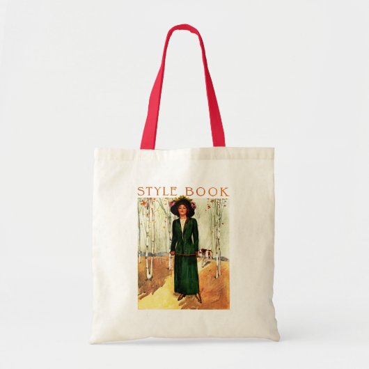 Illustratie Mode Stijl boek Tote Bag (Voorkant)