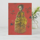 Illustratie Mode vrouwen Uitnodigen Kaart (Staand voorkant)