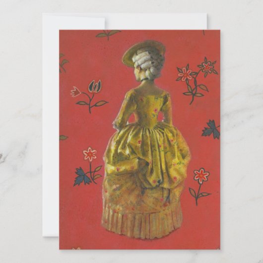 Illustratie Mode vrouwen Uitnodigen Kaart (Voorkant)