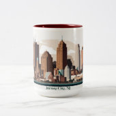 Illustratie Mok Jersey City Skyline (Center)