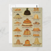 Illustratie  momentopname dessert briefkaart (Voorkant / Achterkant)