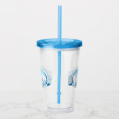 Illustratie Mountain Ski Goggles Acryl Drinkbeker (Rechts)