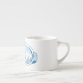 Illustratie Mountain Ski Goggles Espresso Kop (Rechts)