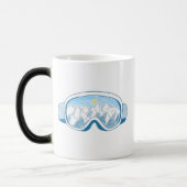 Illustratie Mountain Ski Goggles Magische Mok (Links)