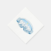 Illustratie Mountain Ski Goggles Servet (Hoek)
