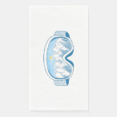 Illustratie Mountain Ski Goggles Servet (Voorkant)