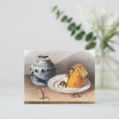 Illustratie muis (muizen-musculus) briefkaart (Staand voorkant)