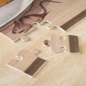 Illustratie muis (muizen-musculus) legpuzzel (Zijkant)