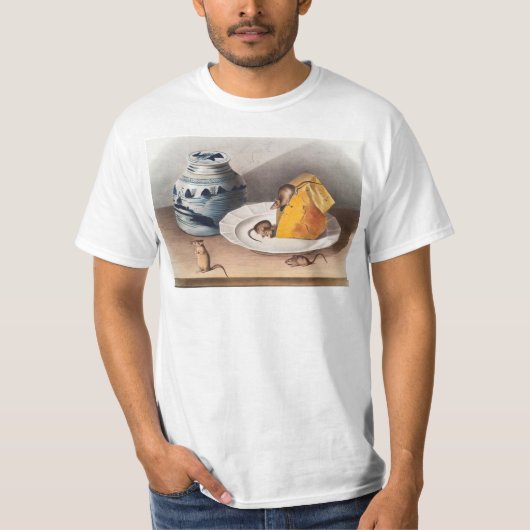 Illustratie muis (muizen-musculus) t-shirt (Voorkant)