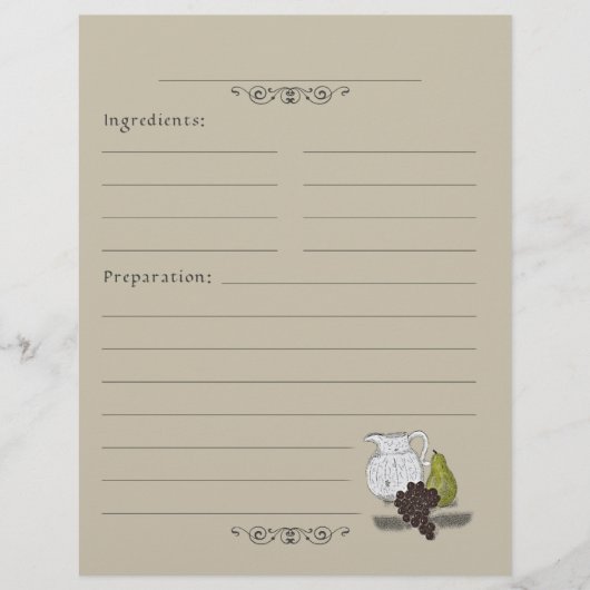 Illustratie Multomap pagina's Rustic still Life Re (Voorkant)