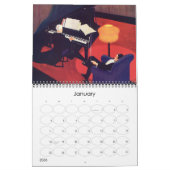  illustratie Musici en Muziekthema's Kalender (Jan 2026)