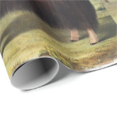 Illustratie Musk Ox (Ovibos moschatus) Cadeaupapier (Rol Hoek)