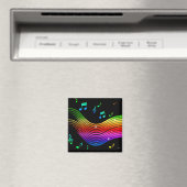 Illustratie muziekmagneet magneet (Insitu (Vaatwasser))