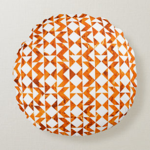 Illustratie naadloze boho geometrische patroonisol rond kussen