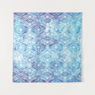 Illustratie naadloze boho geometrische patroonisol wandkleed