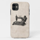  illustratie naaimachine 1800s Case-Mate iPhone case (Achterkant)
