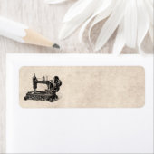 illustratie naaimachine 1800s etiket (Insitu)