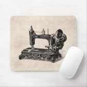  illustratie naaimachine 1800s muismat (Met muis)